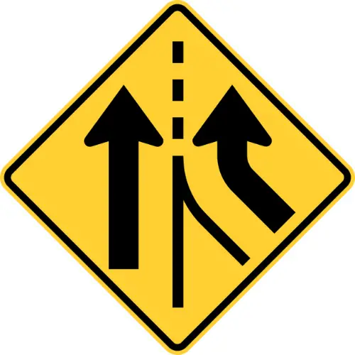 Added lane right sign